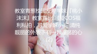 教室青葱校园反差学妹『桃小沫沫』教室露出 可爱COS福利私拍，可爱学妹小狗 清纯靓丽的外表下有一颗淫荡的心 (2)