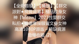 【全網首發】【稀缺】【群交派對★視覺盛宴】極品紋身女神『Meaw』2023性愛群交私拍★輪番爆操騷貨文身女神 高清1080P原版～稀缺資源勁爆收藏 (2)