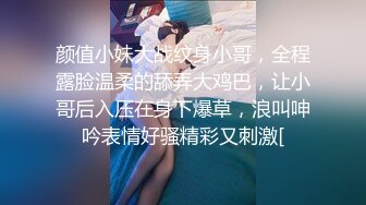 颜值小妹大战纹身小哥，全程露脸温柔的舔弄大鸡巴，让小哥后入压在身下爆草，浪叫呻吟表情好骚精彩又刺激[