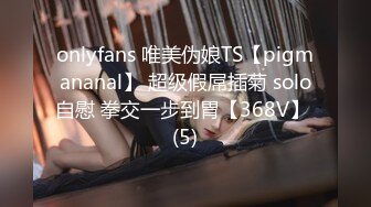 onlyfans 唯美伪娘TS【pigmananal】 超级假屌插菊 solo自慰 拳交一步到胃【368V】 (5)