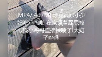 [MP4/ 497M] 漂亮高跟小少妇吃鸡啪啪 在家撅着屁屁被眼镜小哥哥直接操喷了 大奶子哗哗