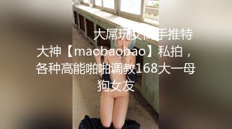 ⚫️⚫️⚫️大屌玩女高手推特大神【maobaobao】私拍，各种高能啪啪调教168大一母狗女友