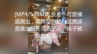 [MP4/549MB] 反差小可愛樓道漏出，電梯間做愛，這應該是露出的天花版了吧，妹子被調教的真好