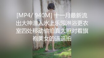 [MP4/ 940M] 十一月最新流出大神潜入水上乐园淋浴更衣室四处移动偷拍真大胆对着旗袍美女的逼逼拍